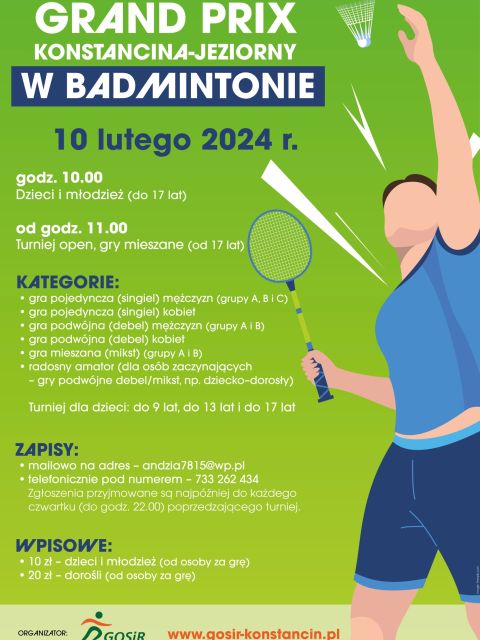 Grand Prix Konstancina-Jeziorny w Badmintonie