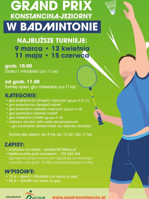 Grand Prix Konstancina-Jeziorny w Badmintonie